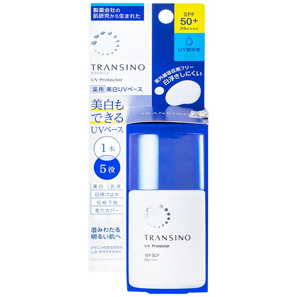 Hình ảnh Kem chống nắng Transino Whitening UV Protector hỗ trợ dưỡng trắng, dưỡng ẩm (30ml)