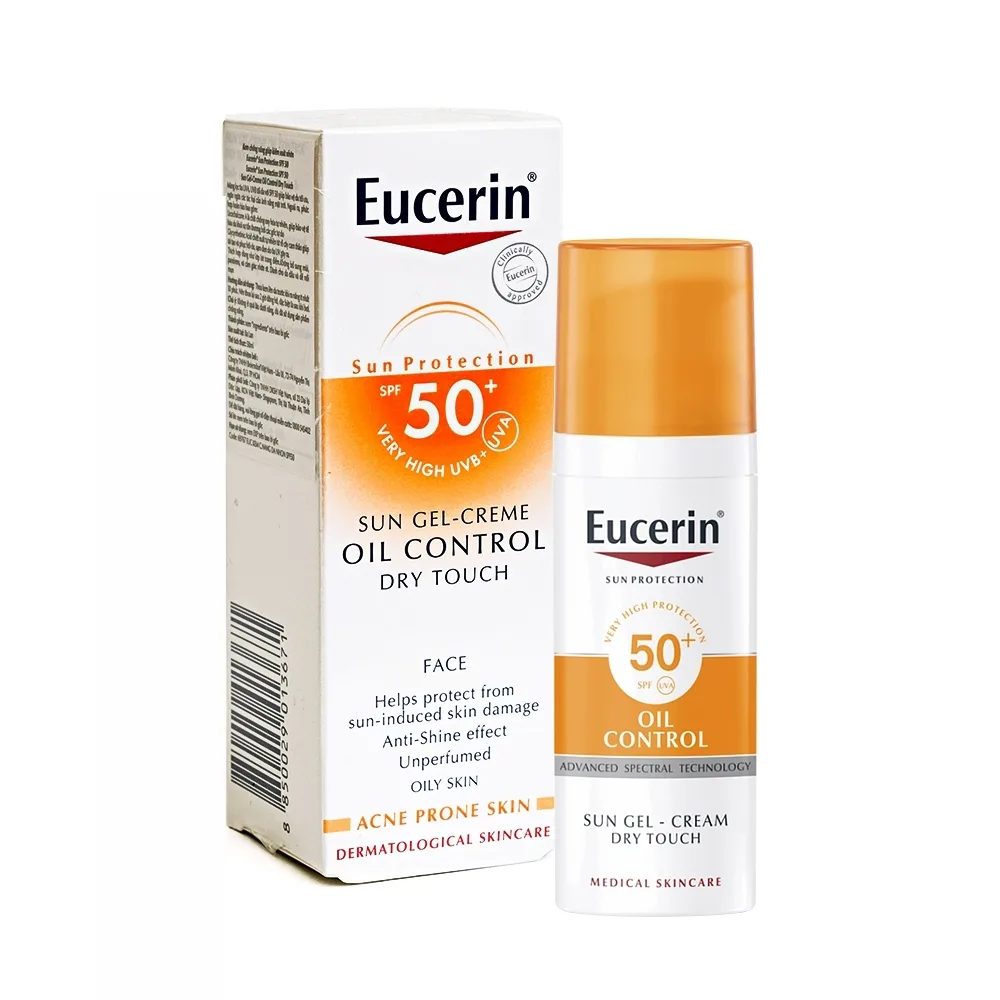 Hình ảnh Kem chống nắng giảm nhờn Eucerin Sun Dry Touch Oil Control Face SPF50+ PA+++ (50ml)