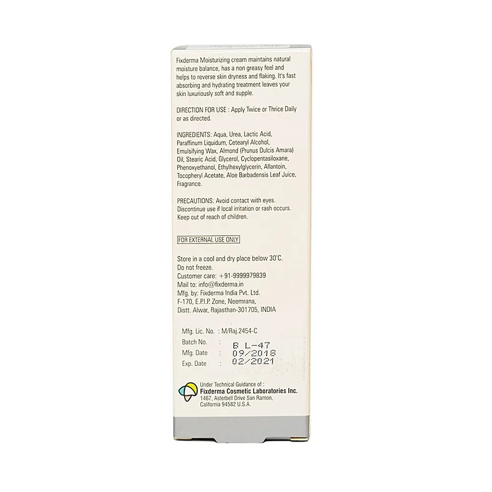 Hình ảnh Kem Fixderma Moisturizing Cream cân bằng độ ẩm cho da, giảm khô và bong tróc da (60g)