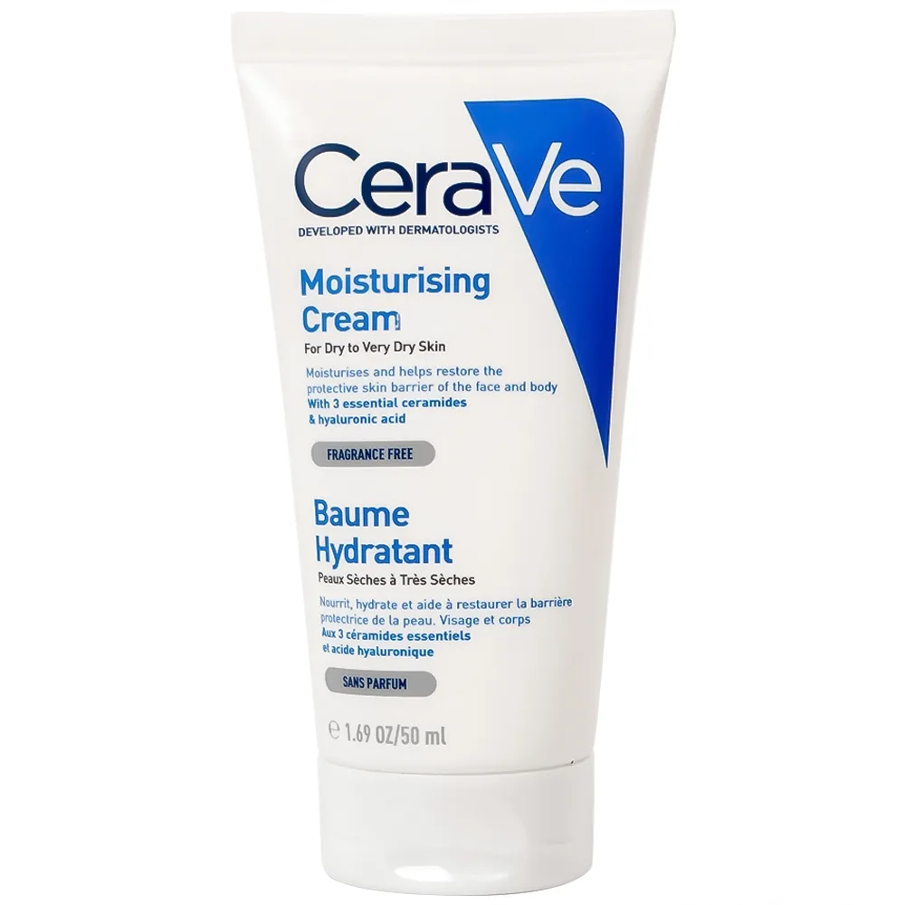 Hình ảnh Kem dưỡng ẩm CeraVe Developed With Dermatologists Moisturising Cream dành cho da khô (50ml)