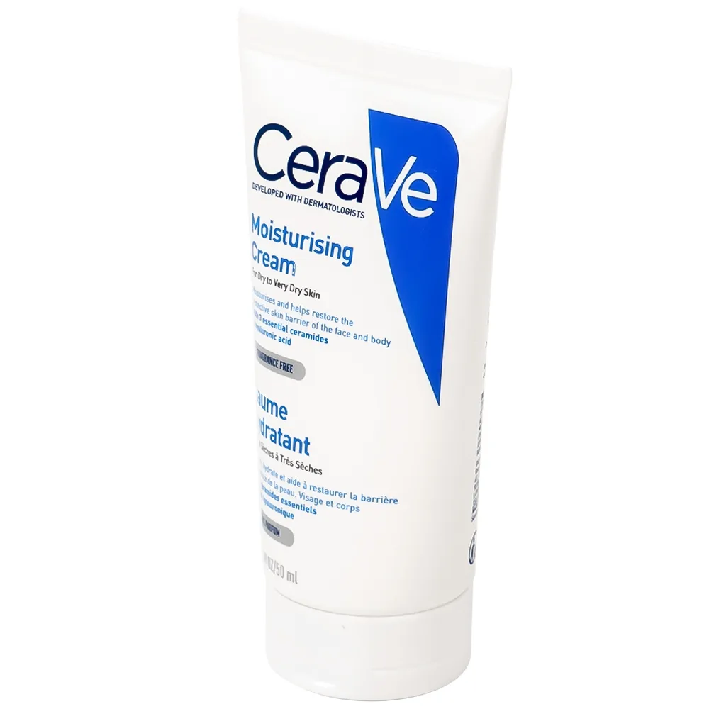 Hình ảnh Kem dưỡng ẩm CeraVe Developed With Dermatologists Moisturising Cream dành cho da khô (50ml)