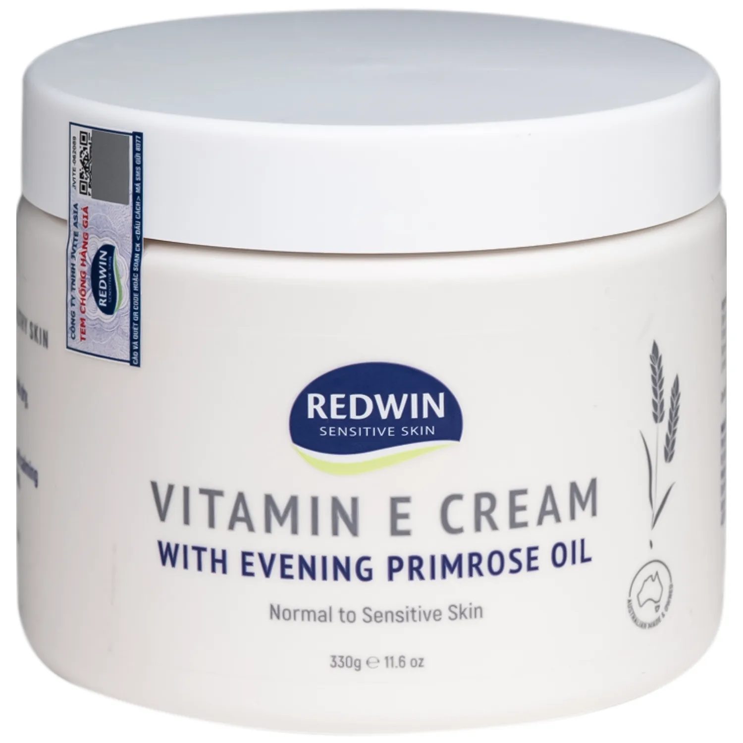 Hình ảnh Kem dưỡng ẩm Vitamin E phục hồi da khô nứt nẻ Redwin hủ (330g)