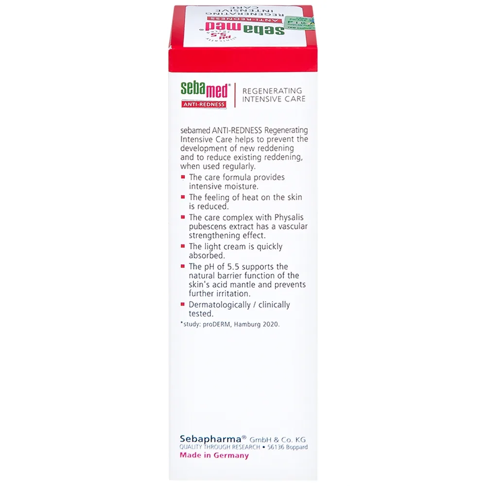 Hình ảnh Kem dưỡng tái tạo Sebamed Anti-Redness Regenerating Intensive Care cho da nhạy cảm, da dễ bị đỏ (50ml)