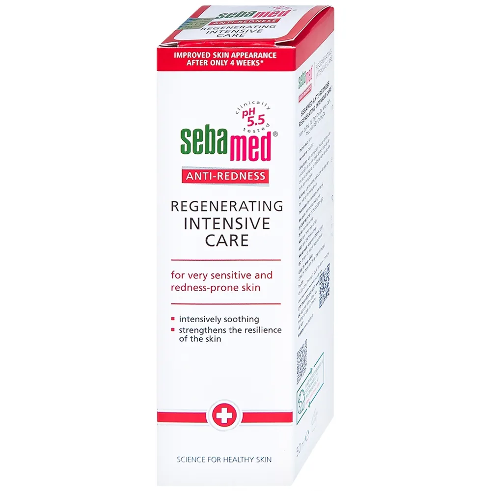 Hình ảnh Kem dưỡng tái tạo Sebamed Anti-Redness Regenerating Intensive Care cho da nhạy cảm, da dễ bị đỏ (50ml)