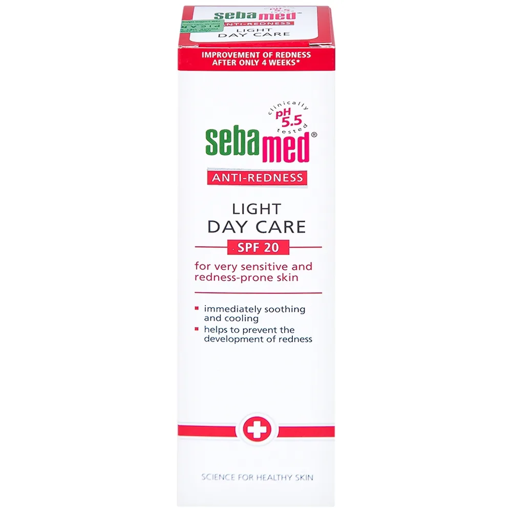 Hình ảnh Kem dưỡng ban ngày Sebamed Anti-Redness Light Day Care dành cho da rất nhạy cảm và dễ bị đỏ (50ml)