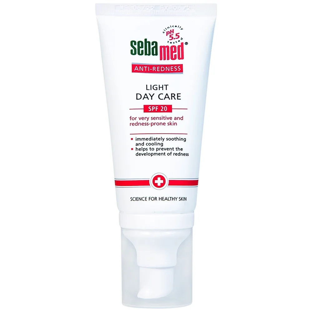 Hình ảnh Kem dưỡng ban ngày Sebamed Anti-Redness Light Day Care dành cho da rất nhạy cảm và dễ bị đỏ (50ml)