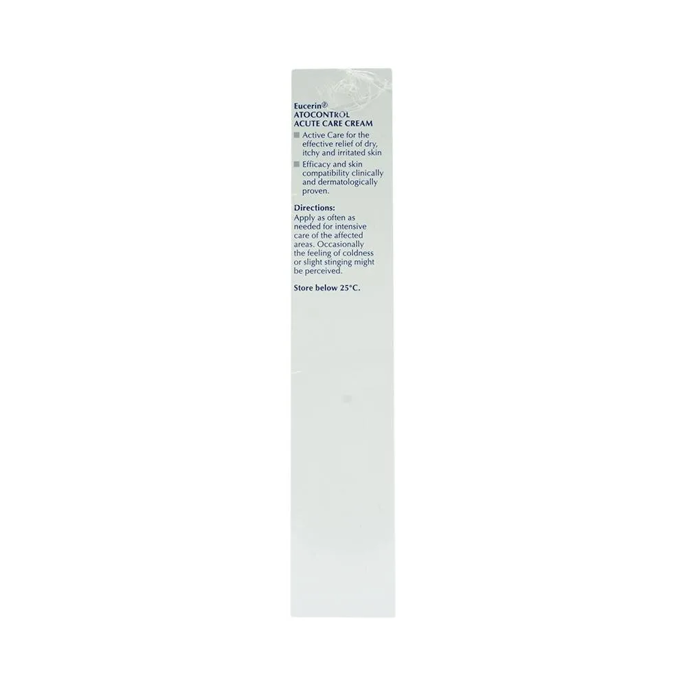 Hình ảnh Kem dưỡng da mặt Eucerin AtoControl Acute Care Cream giảm khô, ngứa và mẩn đỏ (40ml)