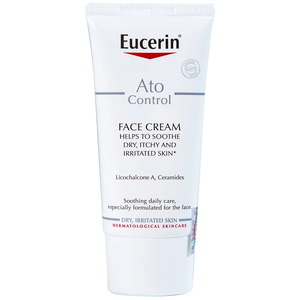 Hình ảnh Kem dưỡng da mặt Eucerin AtoControl Face Cream giảm khô, ngứa và mẩn đỏ (50ml)