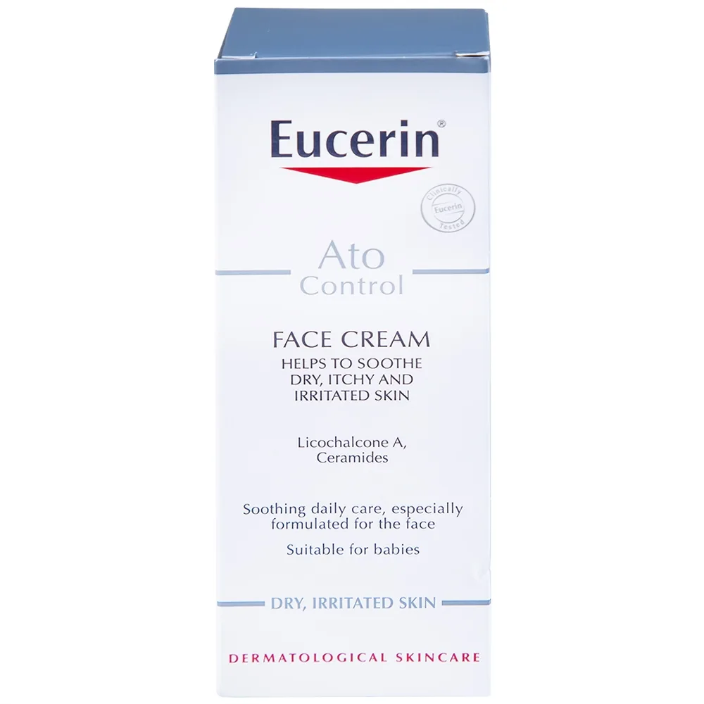 Hình ảnh Kem dưỡng da mặt Eucerin AtoControl Face Cream giảm khô, ngứa và mẩn đỏ (50ml)