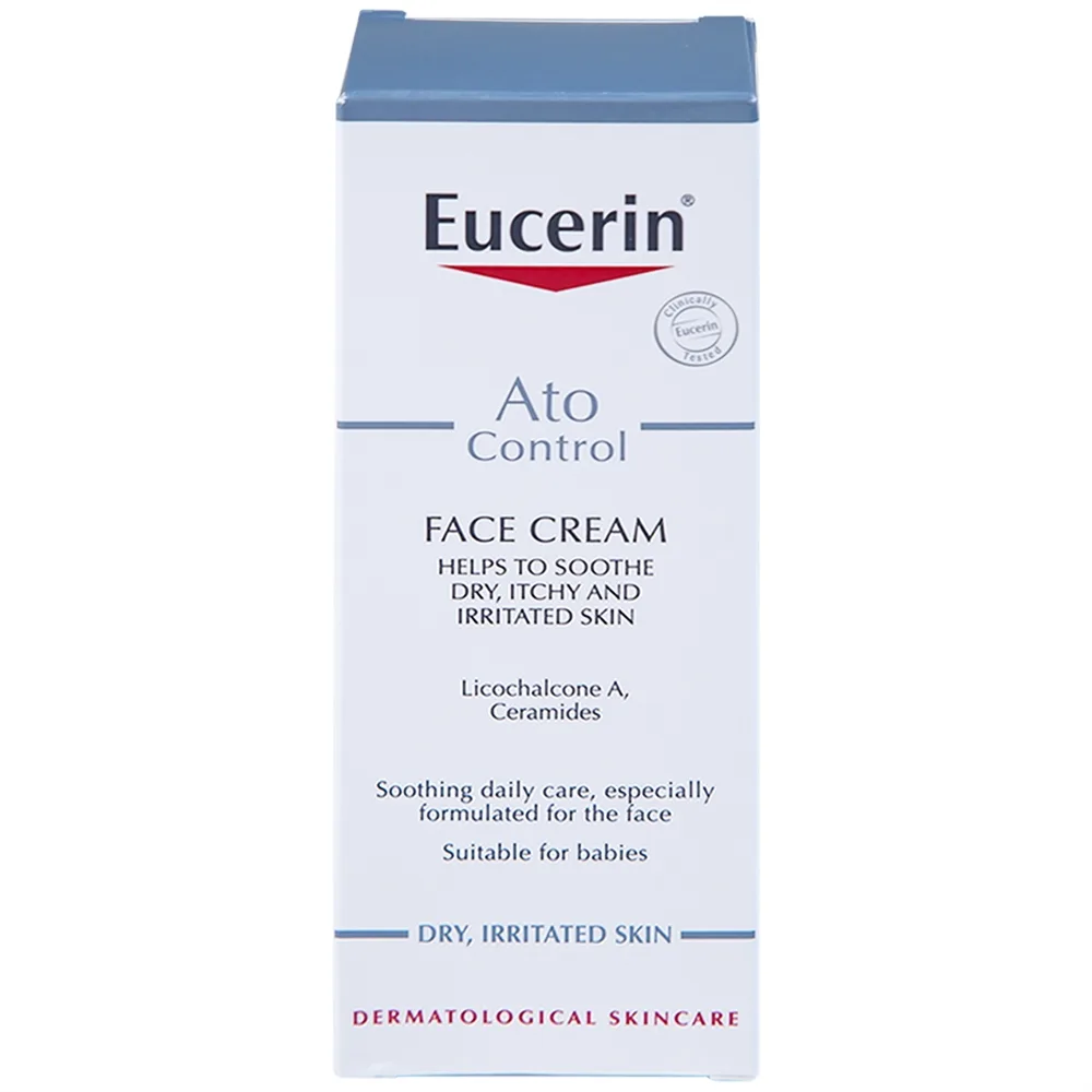 Hình ảnh Kem dưỡng da mặt Eucerin AtoControl Face Cream giảm khô, ngứa và mẩn đỏ (50ml)