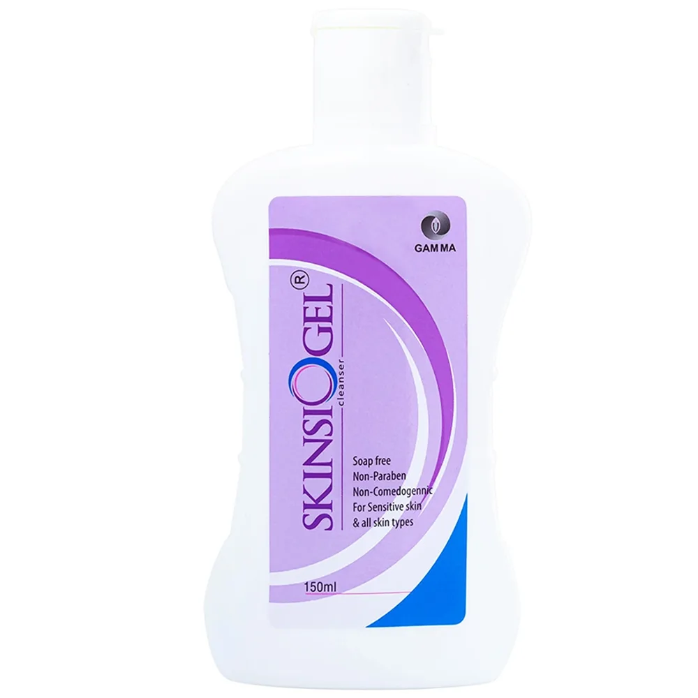 Hình ảnh Sữa chăm sóc da Skinsiogel Cleanser Gamma không chứa xà phòng, giữ ẩm, làm mềm da (150ml)