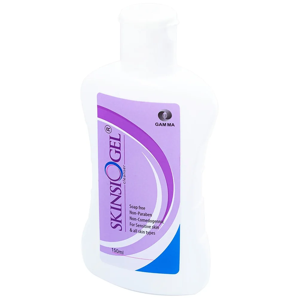 Hình ảnh Sữa chăm sóc da Skinsiogel Cleanser Gamma không chứa xà phòng, giữ ẩm, làm mềm da (150ml)
