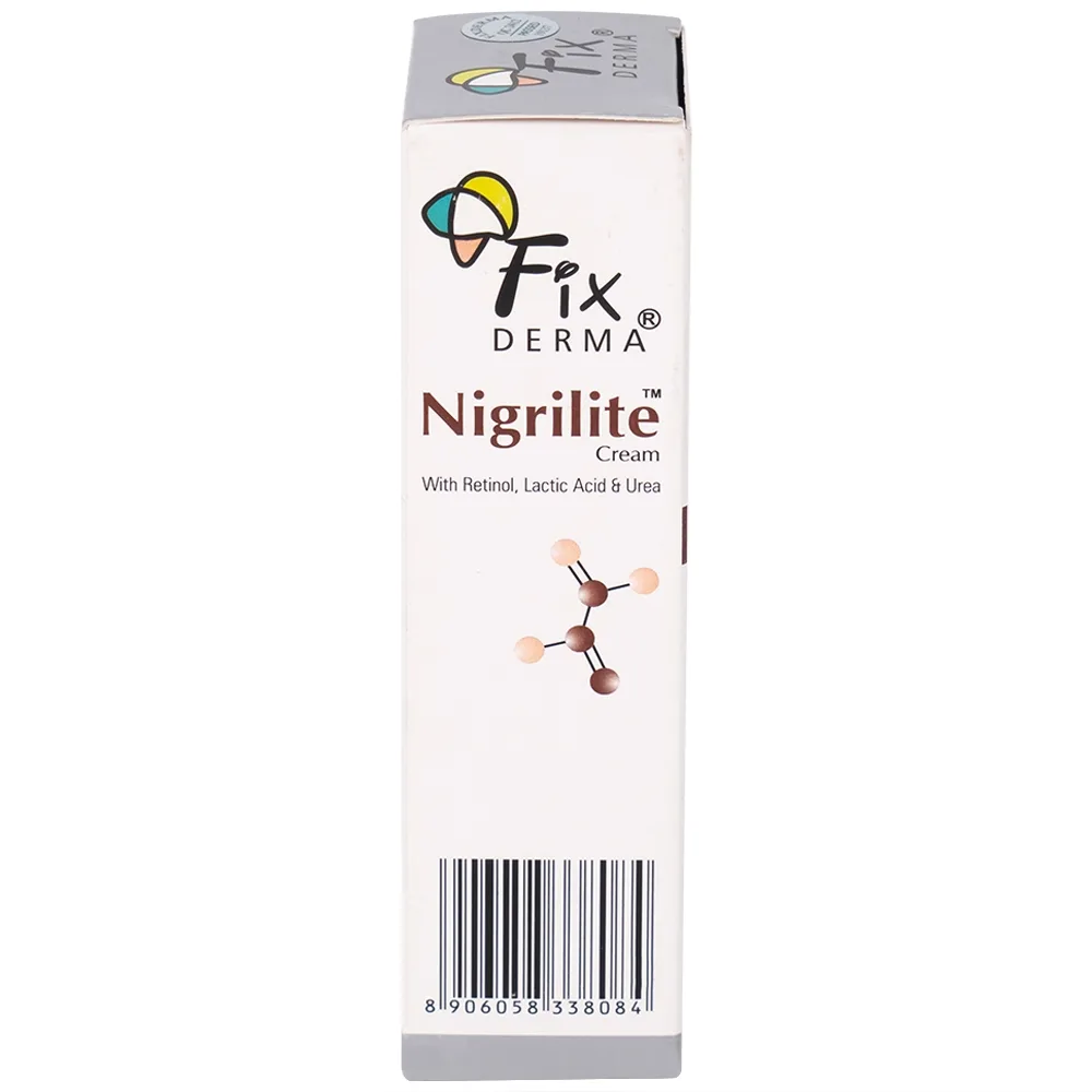 Hình ảnh Kem dưỡng Fixderma Nigrilite Cream làm sạch tế bào da chết, mờ thâm, sáng da sẫm màu (50g)