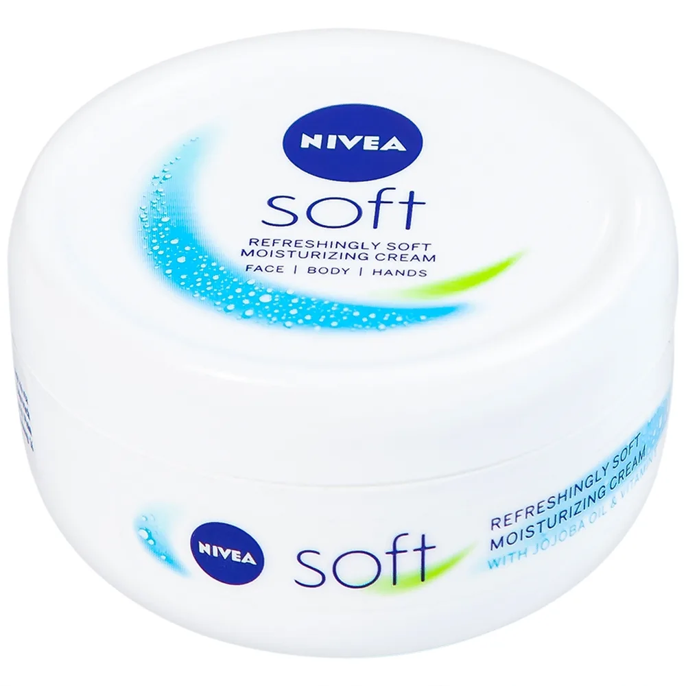 Hình ảnh Kem dưỡng mềm da Nivea Soft bổ sung vitamin E, cân bằng độ ẩm (50ml)