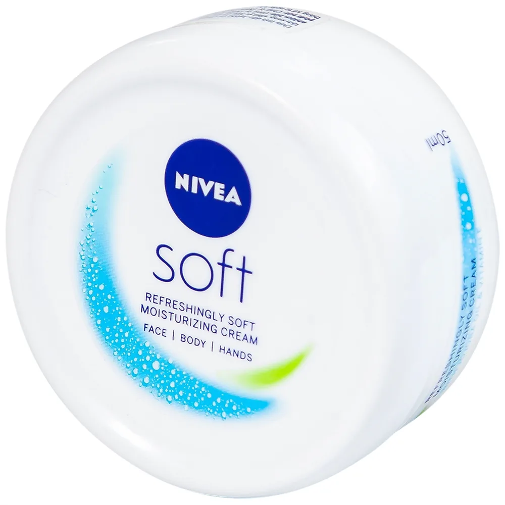 Hình ảnh Kem dưỡng mềm da Nivea Soft bổ sung vitamin E, cân bằng độ ẩm (50ml)