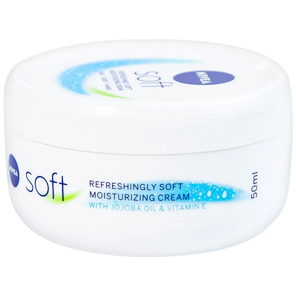 Hình ảnh Kem dưỡng mềm da Nivea Soft bổ sung vitamin E, cân bằng độ ẩm (50ml)