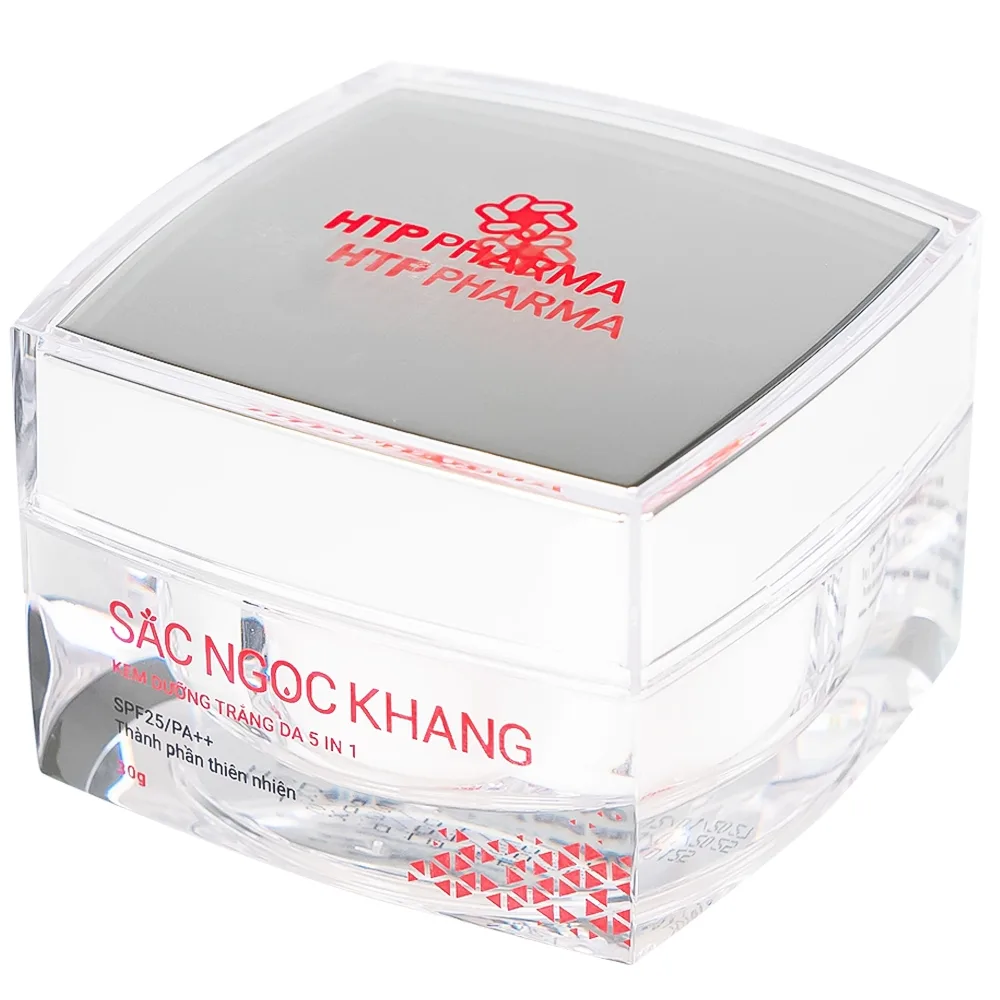 Hình ảnh Kem dưỡng trắng da 5 in 1 SPF25/PA++ Sắc Ngọc Khang HTP 30g giúp nâng tông, hiệu chỉnh màu da