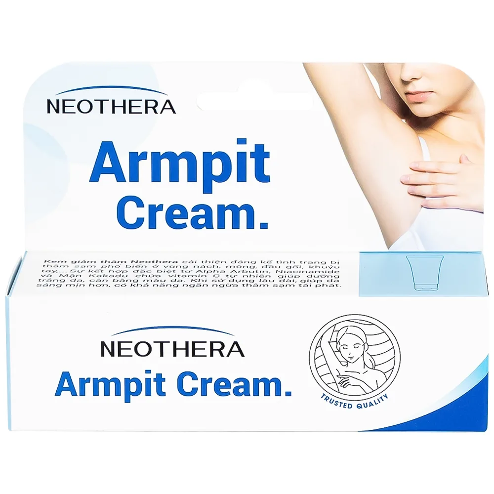 Hình ảnh Kem giảm thâm vùng nách, mông, bikini Neothera Armpit Cream La Beaute 35ml dưỡng trắng da