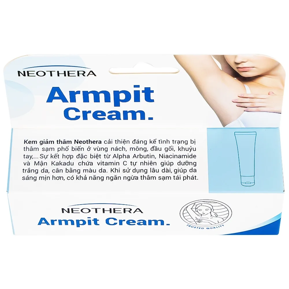 Hình ảnh Kem giảm thâm vùng nách, mông, bikini Neothera Armpit Cream La Beaute 35ml dưỡng trắng da