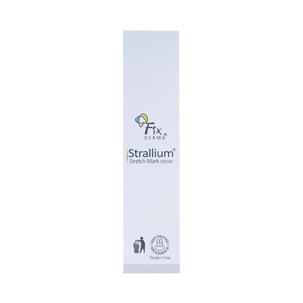 Hình ảnh Kem Fixderma Strallium Stretch Mark Cream cải thiện tính đàn hồi, làm mềm da, loại bỏ vết rạn da (75g)