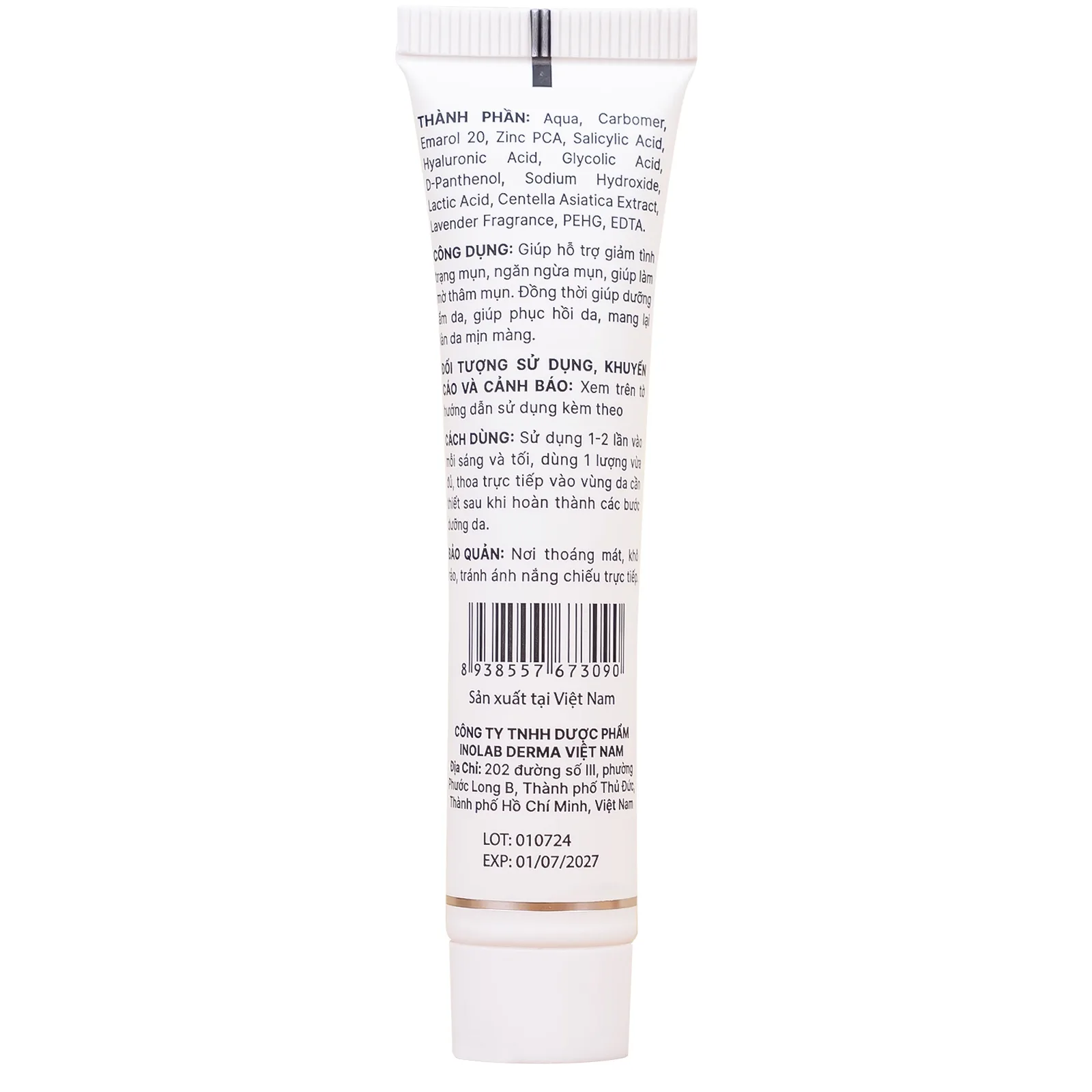 Hình ảnh Gel Actidem Derma giúp ngăn ngừa mụn, làm mờ vết thâm (18g)