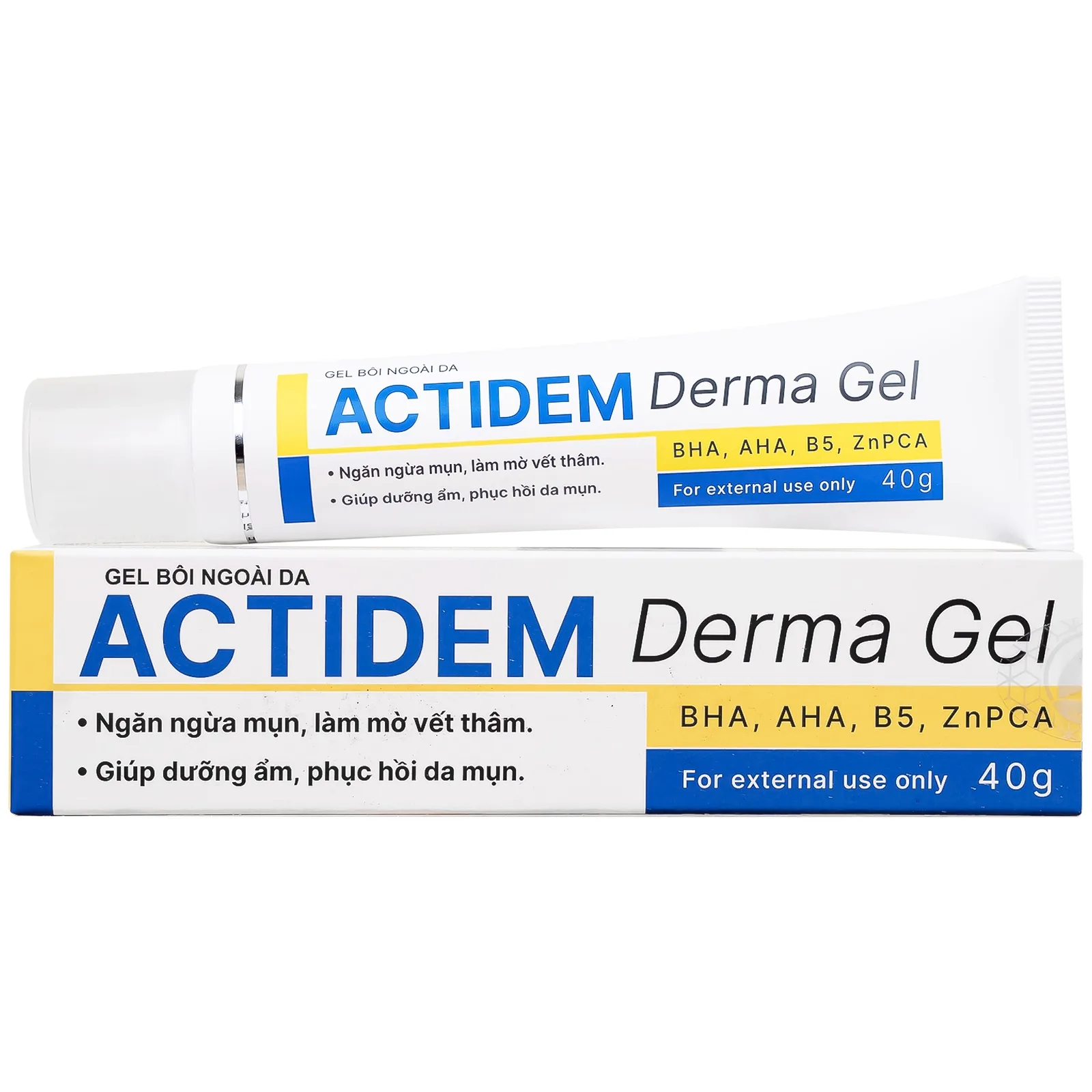 Hình ảnh Gel Actidem Derma giúp ngăn ngừa mụn, làm mờ vết thâm (40g)