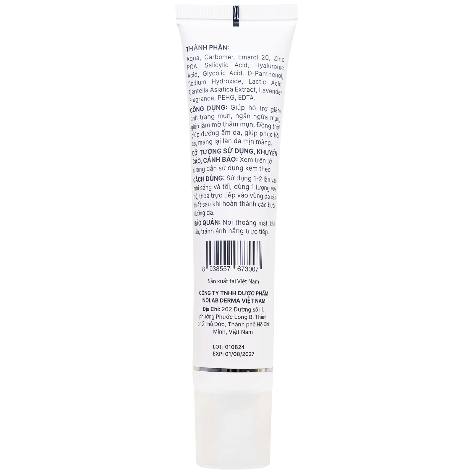Hình ảnh Gel Actidem Derma giúp ngăn ngừa mụn, làm mờ vết thâm (40g)