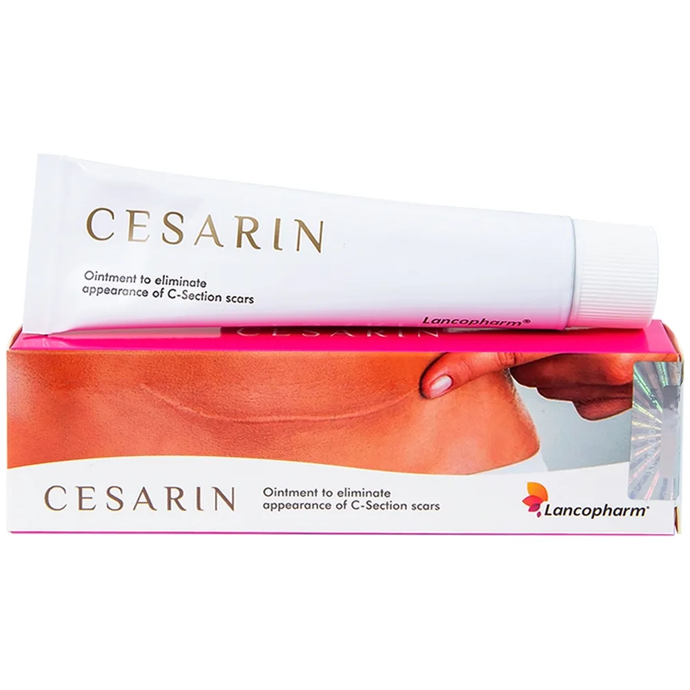 Hình ảnh Kem Cesarin Ointment Lacopharm hỗ trợ làm mờ và làm mềm vết sẹo phẫu thuật (30g)