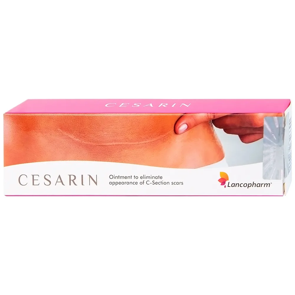 Hình ảnh Kem Cesarin Ointment Lacopharm hỗ trợ làm mờ và làm mềm vết sẹo phẫu thuật (30g)