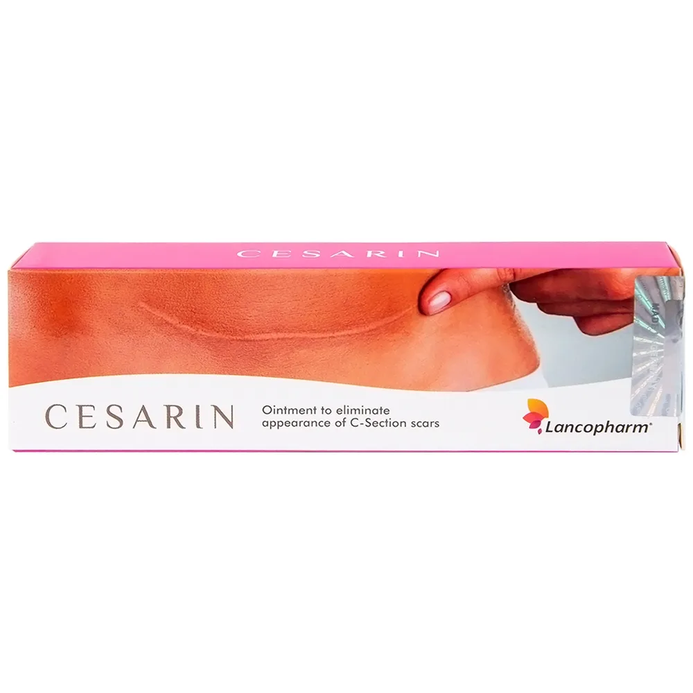 Hình ảnh Kem Cesarin Ointment Lacopharm hỗ trợ làm mờ và làm mềm vết sẹo phẫu thuật (30g)