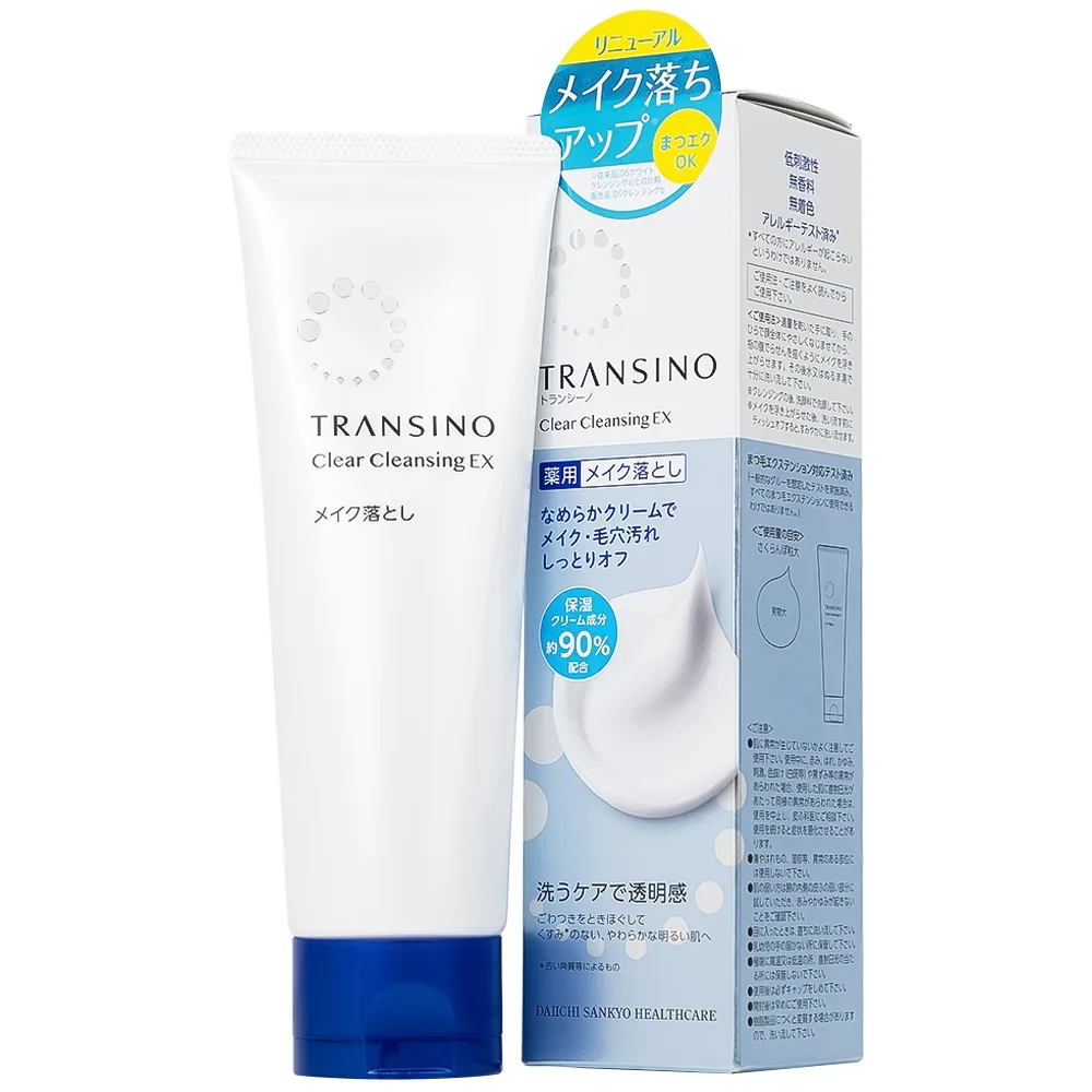 Hình ảnh Kem tẩy trang Transino Clear Cleansing Ex giúp loại bỏ lớp trang điểm, bụi bẩn lỗ chân lông và dầu thừa (110g)