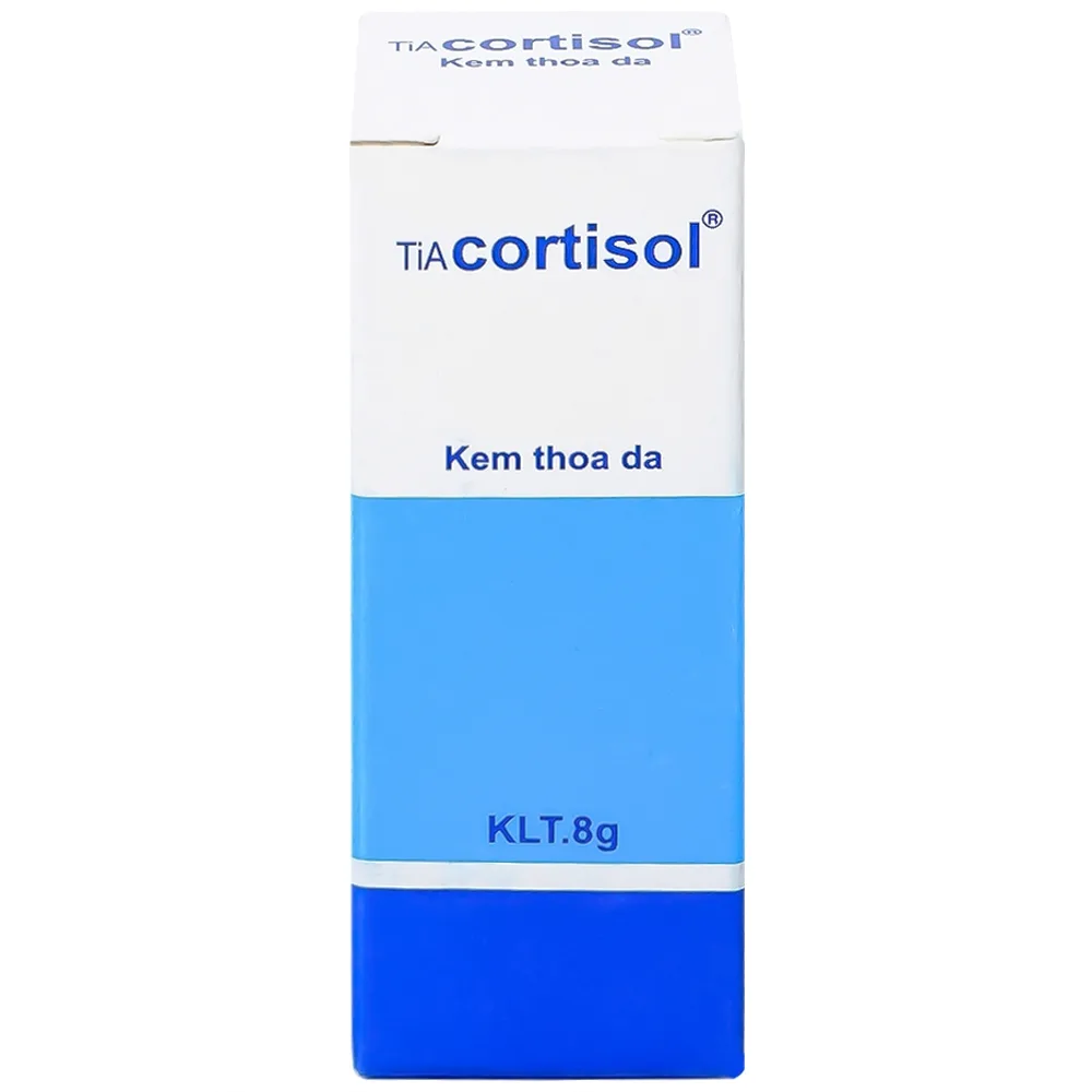Hình ảnh Kem thoa da Tiacortisol dưỡng ẩm, làm mềm dịu vùng da bị khô, nhờn (8g)