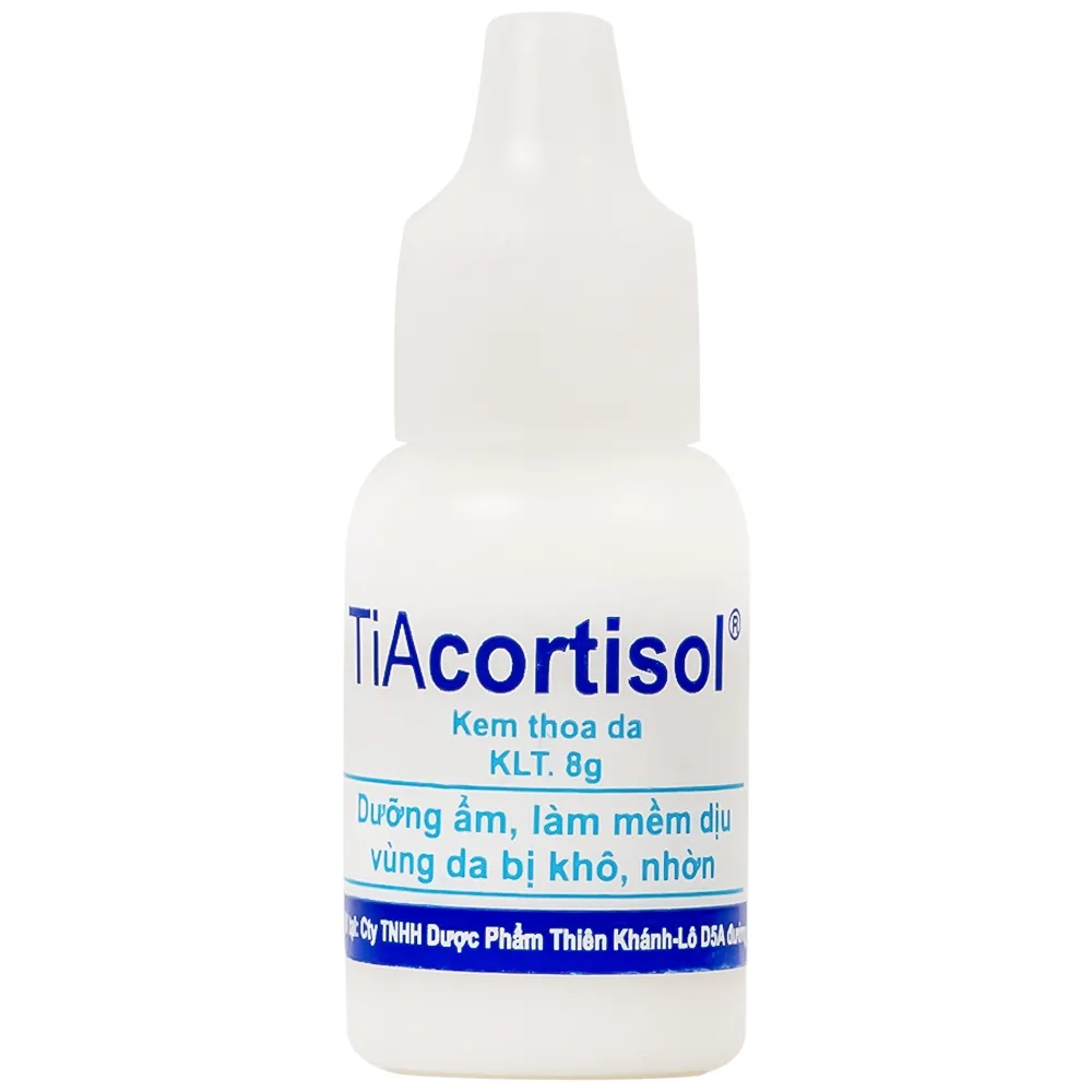 Hình ảnh Kem thoa da Tiacortisol dưỡng ẩm, làm mềm dịu vùng da bị khô, nhờn (8g)