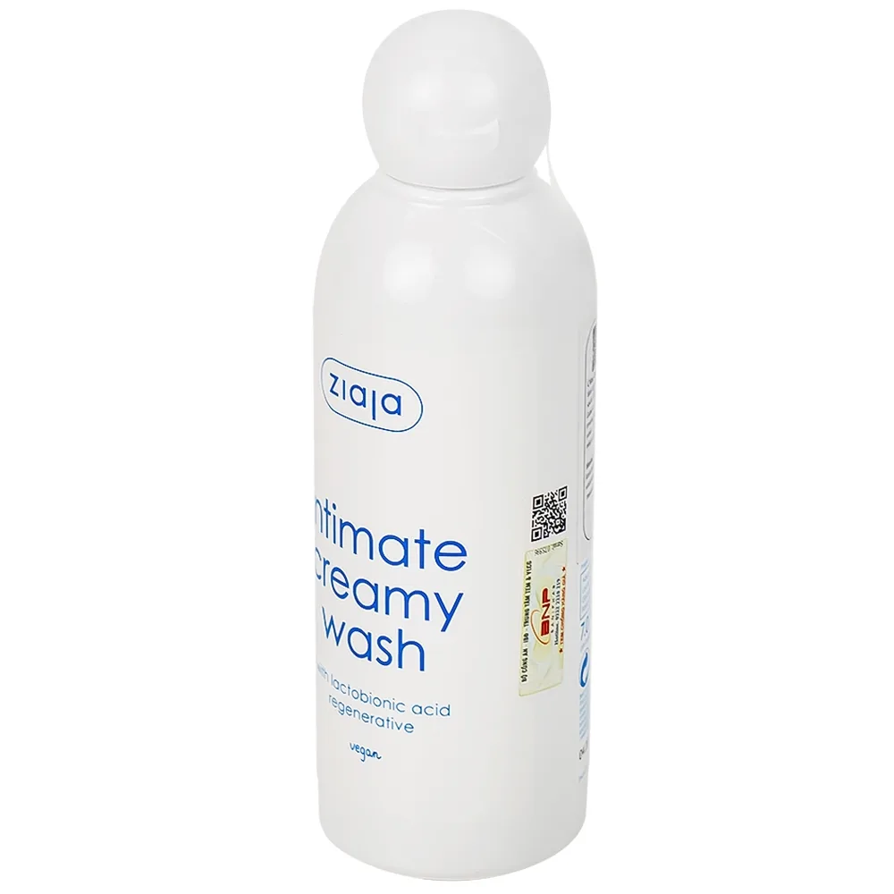 Hình ảnh Kem vệ sinh Ziaja Intimate bổ sung Lactobionic Acid giúp ngăn ngừa tình trạng viêm nhiễm phụ khoa (200ml)