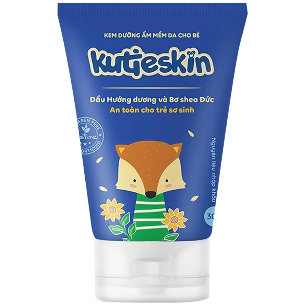 Hình ảnh Kem dưỡng ẩm mềm da cho bé Kutieskin giảm khô ngứa, nứt nẻ da (30g)