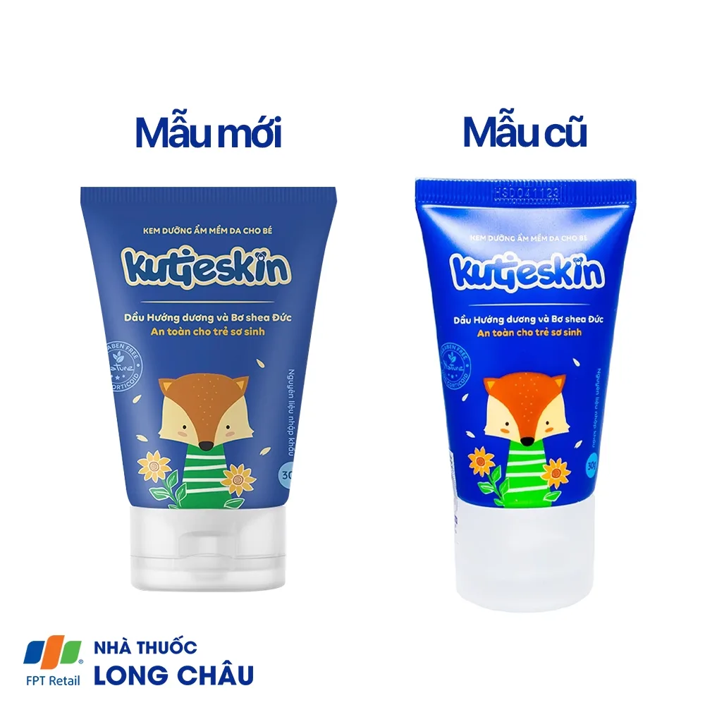 Hình ảnh Kem dưỡng ẩm mềm da cho bé Kutieskin giảm khô ngứa, nứt nẻ da (30g)