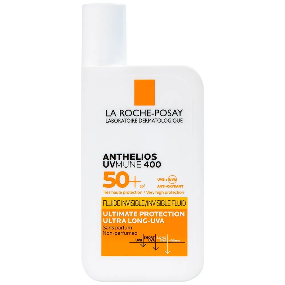 Hình ảnh Sữa chống nắng lâu trôi La Roche-Posay Laboratoire Dermatologiue Anthelios Uvmune 400 Invisible Fuild (50ml)