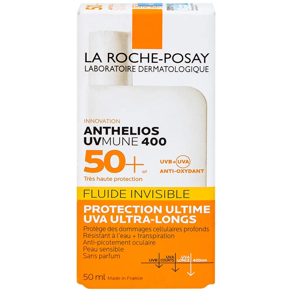 Hình ảnh Sữa chống nắng lâu trôi La Roche-Posay Laboratoire Dermatologiue Anthelios Uvmune 400 Invisible Fuild (50ml)