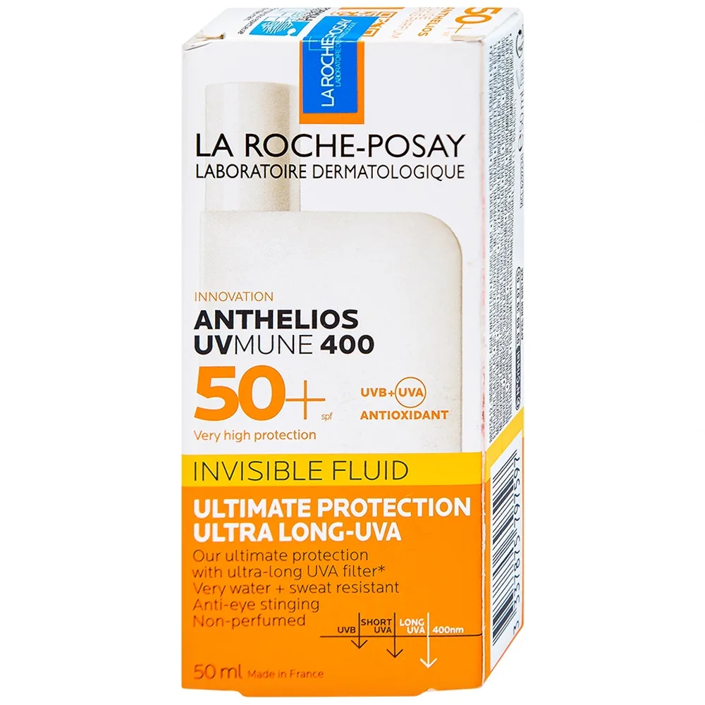 Hình ảnh Sữa chống nắng lâu trôi La Roche-Posay Laboratoire Dermatologiue Anthelios Uvmune 400 Invisible Fuild (50ml)