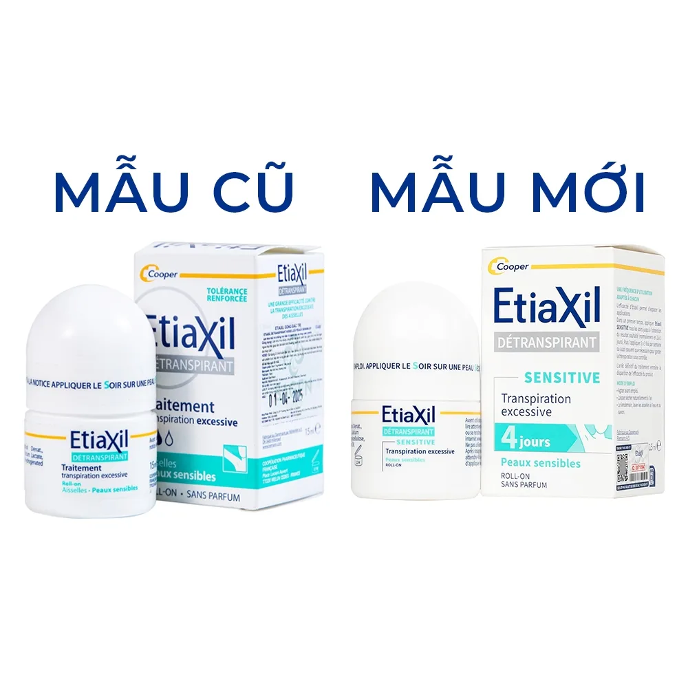 Hình ảnh Lăn khử mùi EtiaXil Detranspirant Aisselles Peaux Sensibles chống mùi đặc trị dành cho da nhạy cảm (15ml)