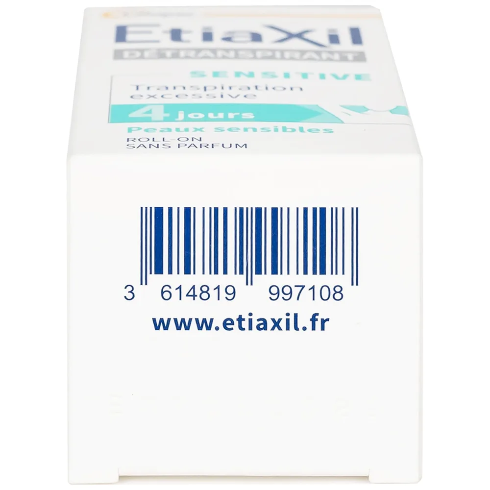Hình ảnh Lăn khử mùi EtiaXil Detranspirant Aisselles Peaux Sensibles chống mùi đặc trị dành cho da nhạy cảm (15ml)