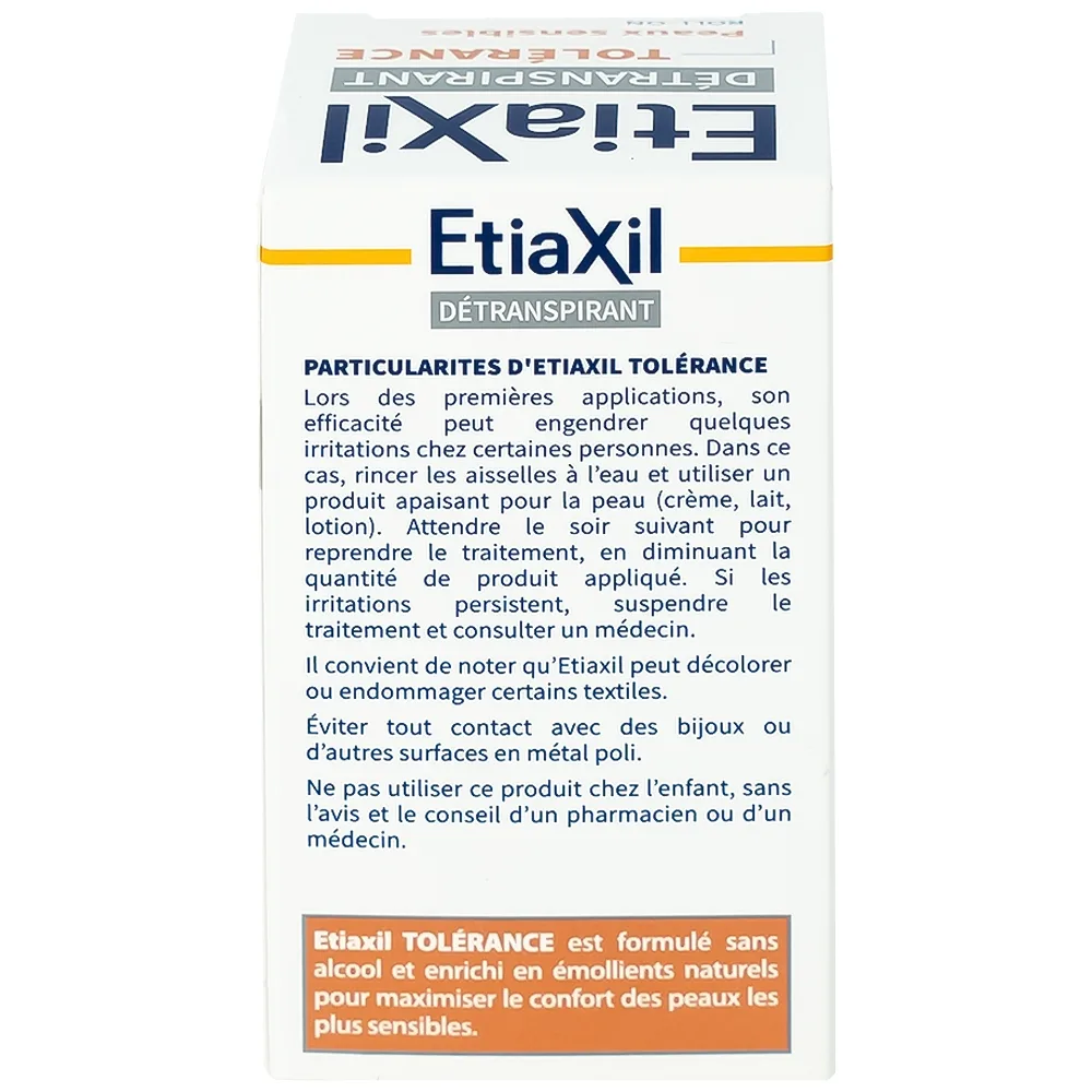 Hình ảnh Lăn khử mùi EtiaXil Détranspirant Tolérance Transpiration excessive 15ml đặc trị dành cho da siêu nhạy cảm