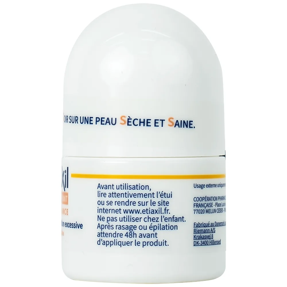 Hình ảnh Lăn khử mùi EtiaXil Détranspirant Tolérance Transpiration excessive 15ml đặc trị dành cho da siêu nhạy cảm