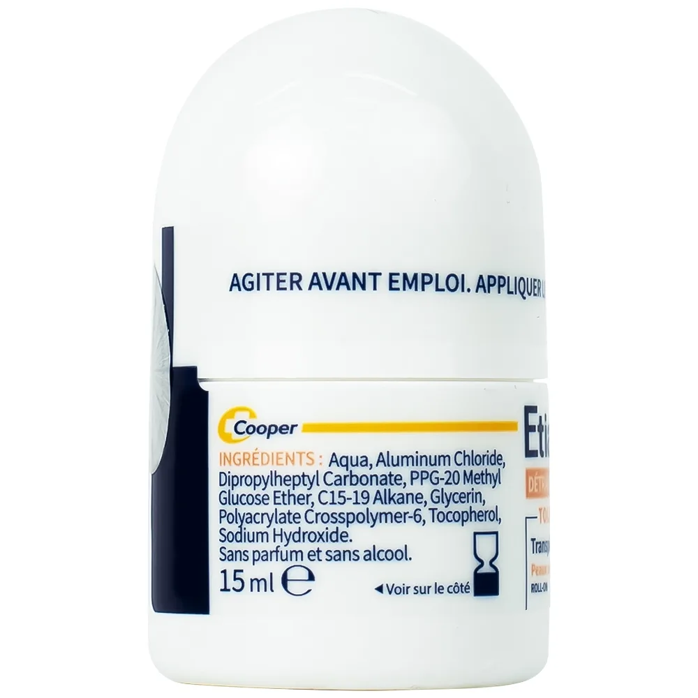 Hình ảnh Lăn khử mùi EtiaXil Détranspirant Tolérance Transpiration excessive 15ml đặc trị dành cho da siêu nhạy cảm