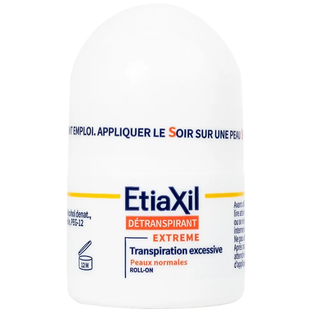 Hình ảnh Lăn khử mùi EtiaXil Detranspirant Aisselles Peaux Normales đặc trị khử mùi hôi cho vùng da dưới cánh tay (15ml)