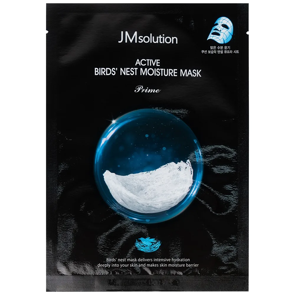 Hình ảnh Mặt nạ Active Birds' Nest Moisture Mask JMsolution cung cấp độ ẩm cho da, giúp sáng màu da và giúp da căng mịn (30ml)