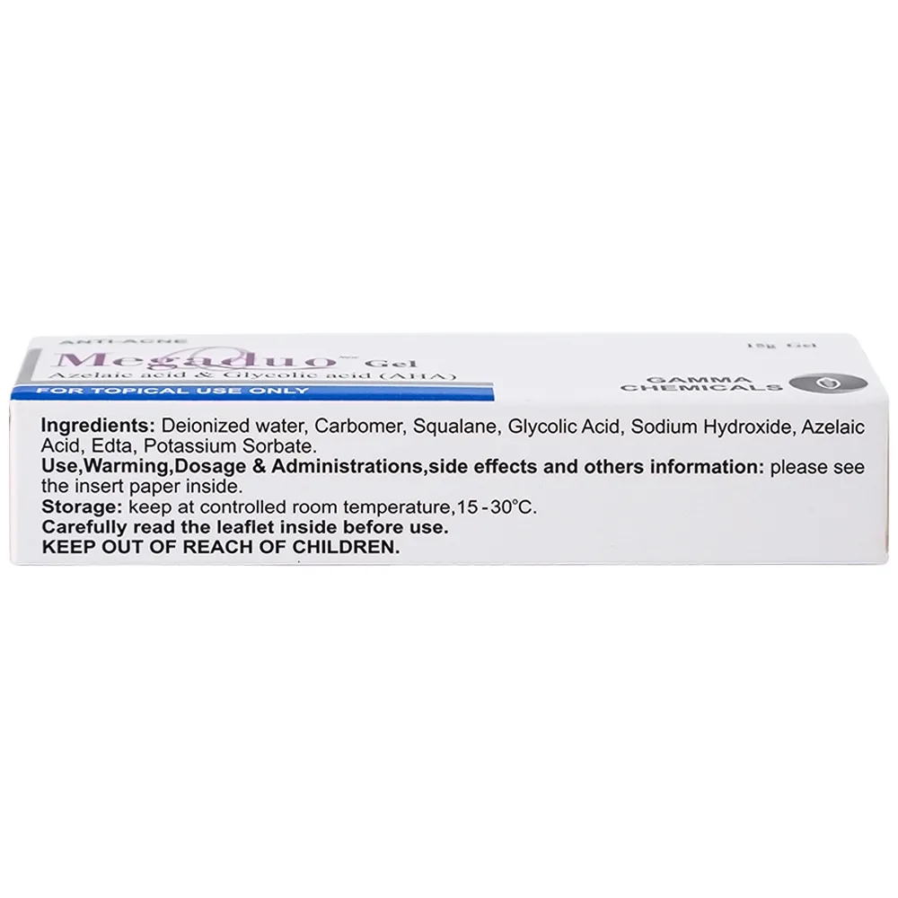 Hình ảnh Gel Megaduo hỗ trợ ngừa mụn trứng cá, ngừa thâm, dưỡng da (15g)