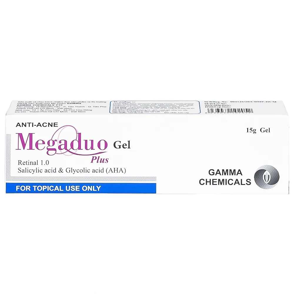 Hình ảnh Gel Megaduo Plus giúp ngừa mụn trứng cá, ngừa thâm, dưỡng da (15g)