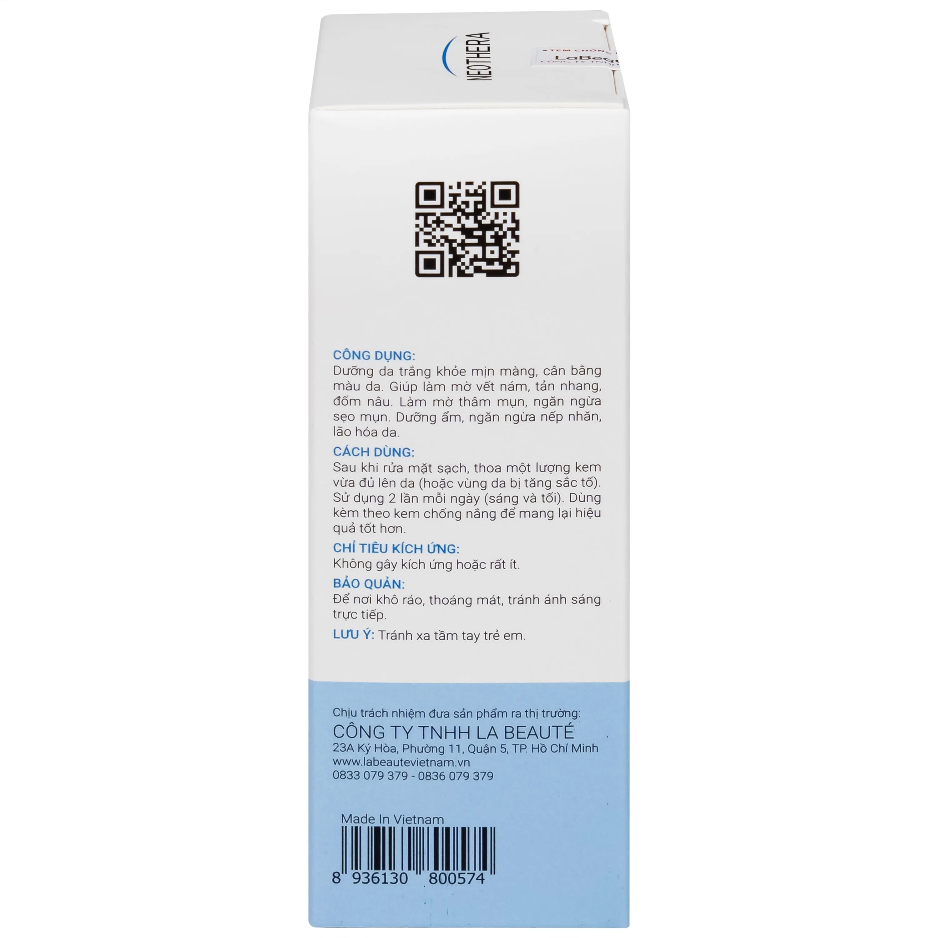 Hình ảnh Kem Melasma Cream Neothera giảm nám, tàn nhang (30ml)