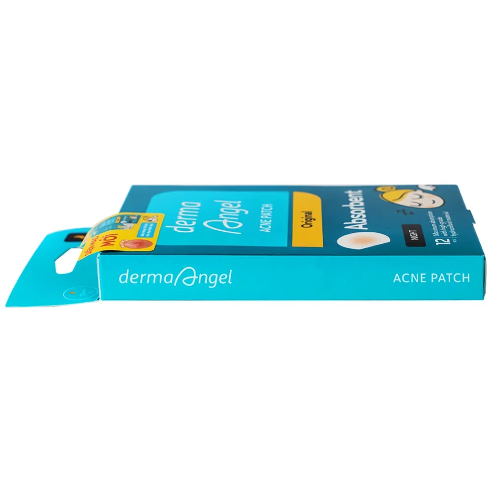 Hình ảnh Miếng dán mụn ban đêm DermaAngel hút mụn, làm lành vết thương sau mụn (12 miếng x 15g)